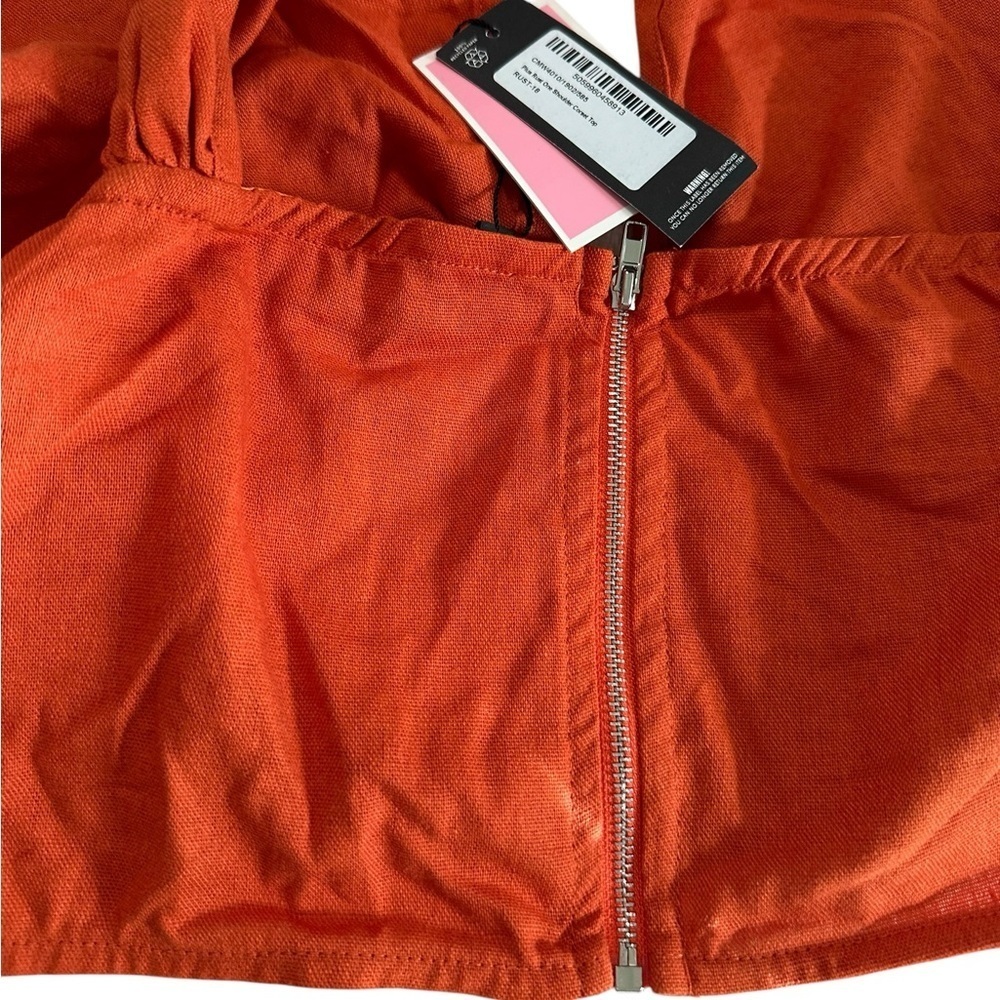 Pretty Little Thing Plus Rust One Shoulder Corset… - image 7